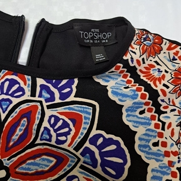 𝅺top Shop Scarf Print‎ Placement Tee - Picture 6 of 9